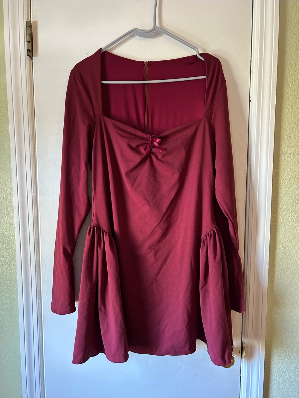 Burgundy Dress